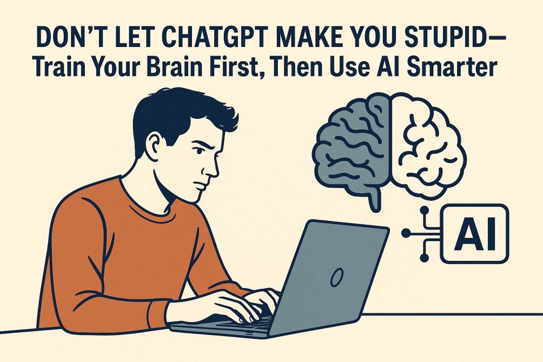 Don’t Let ChatGPT Make You Stupid – Train Your Brain First, Then Use AI Smarter